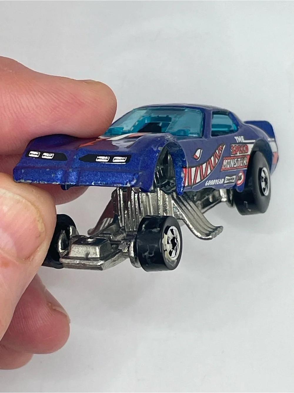 Vintage 1987 Hot Wheels FIREBIRD FUNNY CAR The Speed Monster Blackwall Dragster